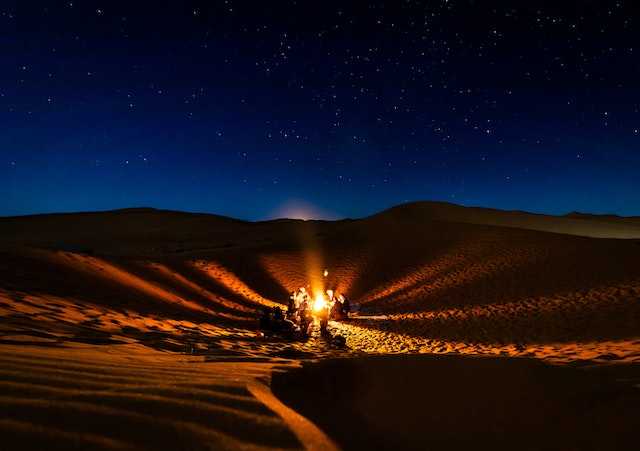 Temperatures of Morocco's Sahara desert